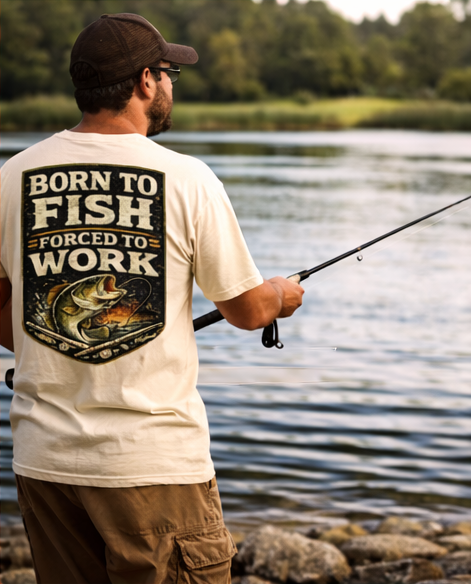 Born To Fish Forced To Work
