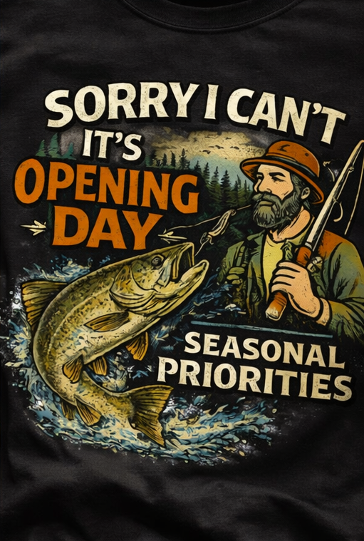 Sorry I Can’t It’s Opening Day
